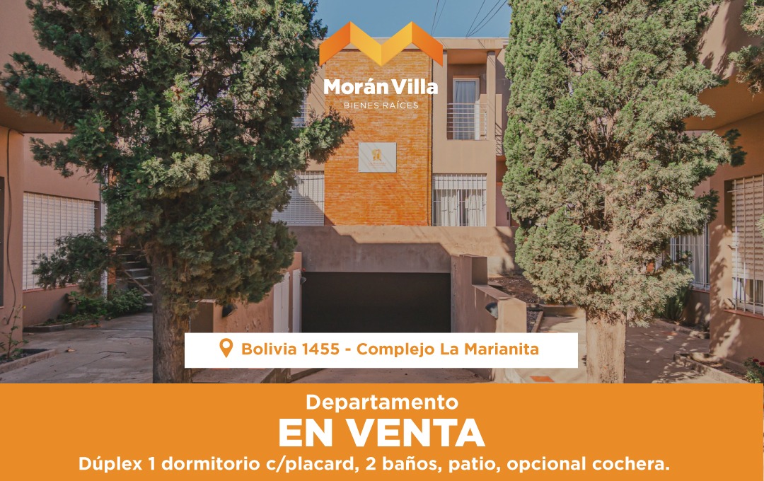 Bolivia 1455 – Complejo “LA MARIANITA” – Duplex 1 Dormitorio