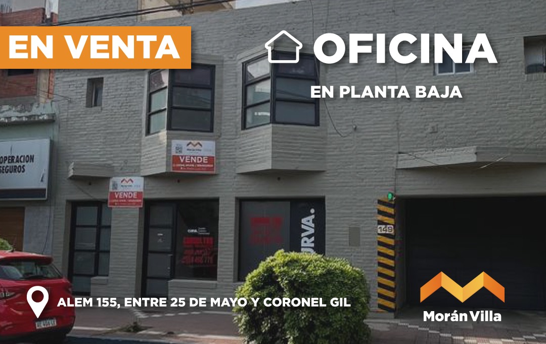 Alem 155, entre 25 de Mayo y Coronel Gil – Planta Baja