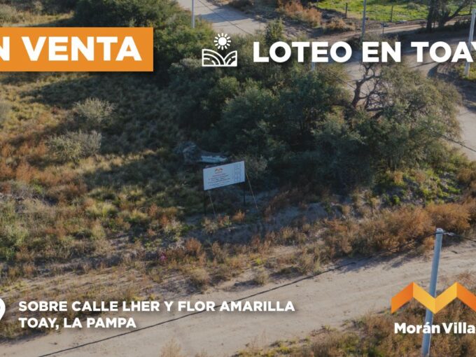 Loteo en Toay Sobre Calle Lher